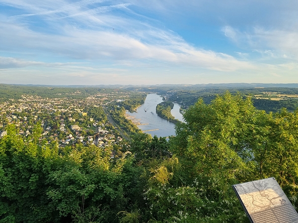 Ein Ausblick auf den Rhein.